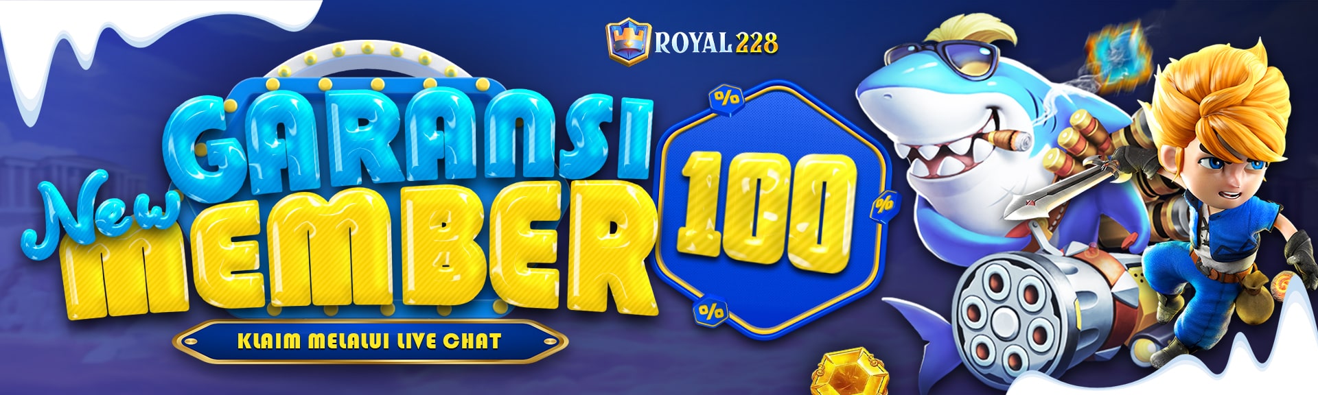 ROYAL228 PROMO GARANSI 100% NEW MEMBER